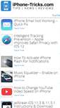 Mobile Screenshot of iphone-tricks.com