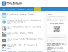 Tablet Screenshot of iphone-tricks.com